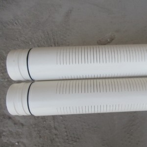 2 Zoll SCH40 Hart-PVC-Mantelrohr Kundenspezifisches Schlitzrohr